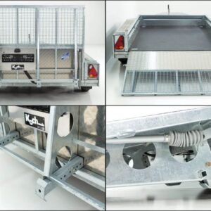 Reboque Porta-Máquinas Ifor Williams GX105 – 157 × 303 cm – 2,7 t – Rampa