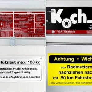 Reboque Porta-Máquinas Koch Tipo 7.26 – 150 × 300 cm – 2.600 kg – Piso em Alumínio