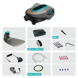 Robô Corta-Relva GARDENA smart SILENO life Set 1500 – 1.500 m² – Corte 22 cm