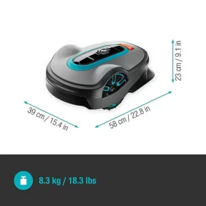 Robô Corta-Relva GARDENA smart SILENO life Set 1500 – 1.500 m² – Corte 22 cm
