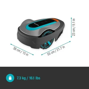 Robô Corta-Relva GARDENA SILENO city 600 – 600 m² – Corte 16 cm