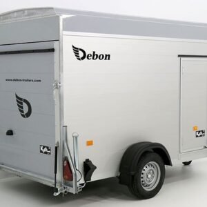 Reboque Furgão Debon Cargo – 148 × 295 × 190 cm – 1,3 t – Cinzento