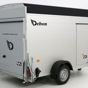 Reboque Furgão Debon Cargo – 148 × 295 × 190 cm – 1,3 t – Preto