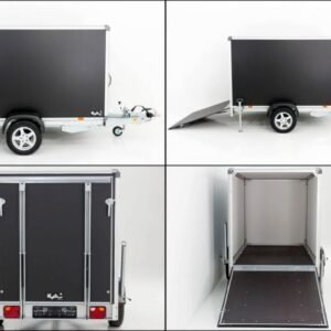 Reboque Furgão Variant Black Edition – 148 × 258 × 157 cm – 1,3 t – Rampa