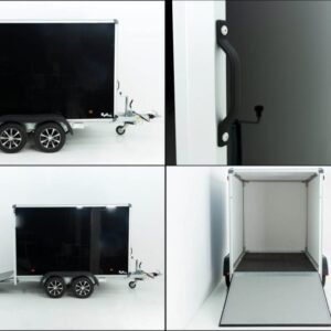 Reboque Furgão Variant Black Edition – 168 × 302 × 188 cm – 2,0 t – Rampa