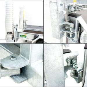 Reboque Porta-Máquinas Unsinn UBA – 160 × 306 cm – 3,5 t – Rampas Giratórias