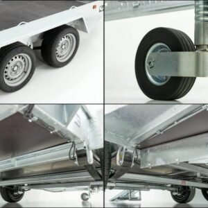 Reboque Porta-Máquinas Variant Maxi Load – 161 × 305 cm – 3,5 t – Rampas e Traseira Beavertail