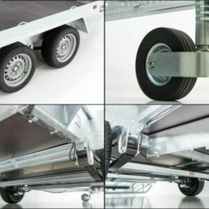 Reboque Porta-Máquinas Variant Maxi Load – 161 × 305 cm – 3,5 t – Rampa e Traseira Beavertail