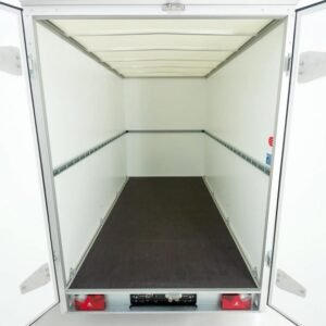 Reboque Furgão Unsinn ULK – 157 × 305 × 194 cm – 2,6 t – Portas Duplas