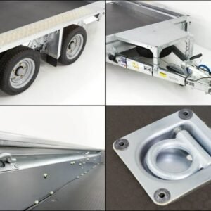 Reboque Porta-Máquinas Ifor Williams GX105 HD – 3,5 t – Rampa