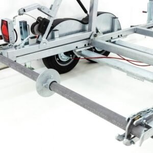 Reboque para Bobines de Cabo Humbaur KTA – 145 × 280 cm – 3,5 t – Guincho Manual