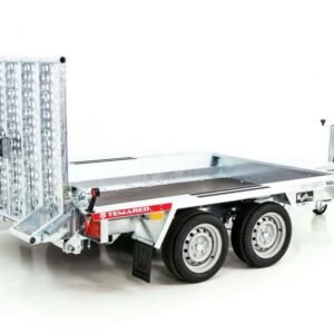 Reboque Porta-Máquinas Temared Builder – 152 × 260 cm – 2,7 t – Rampa