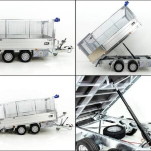Reboque Basculante Traseiro TwinTrailer TT30-30 Tandem – 183 × 309 cm – 3,0 t – Rede