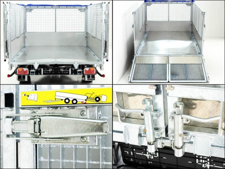 Reboque Basculante Traseiro TwinTrailer TT30-30 Tandem – 183 × 309 cm – 3,0 t – Rede