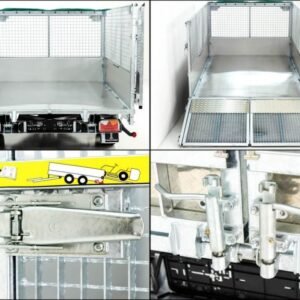 Reboque Basculante Traseiro TwinTrailer TT30-30 Tandem – 183 × 309 cm – 3,0 t – LED