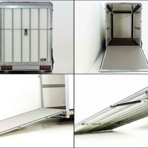 Reboque Furgão Henra Boxvan – 183 × 365 × 220 cm – 3,5 t – Rampa e Porta