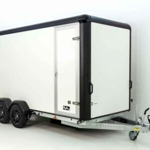 Reboque Furgão Henra Boxvan Black – 183 × 365 × 220 cm – 2,7 t – Portas