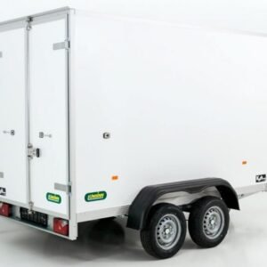 Reboque Furgão Unsinn ULK – 175 × 366 × 194 cm – 2,6 t – Portas Duplas