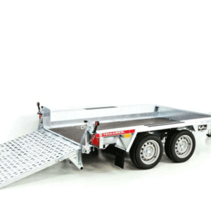 Reboque Porta-Máquinas Temared Builder – 152 × 300 cm – 2,7 t – Rampa