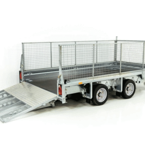 Reboque Porta-Máquinas Ifor Williams GX126 – 3,5 t – Rampa e Extensão em Rede