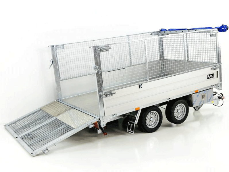 Reboque Basculante Traseiro TwinTrailer TT30-30 Tandem – 183 × 309 cm – 3,0 t – Rede