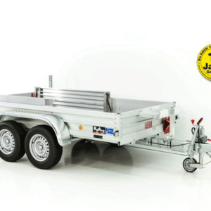 Reboque Porta-Máquinas Koch Tipo 7.26 – 150 × 300 cm – 2.600 kg – Piso em Alumínio