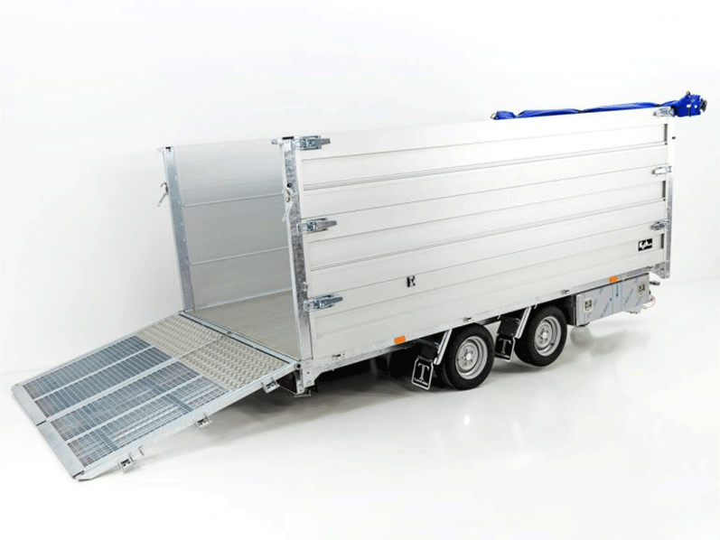 Reboque Basculante Traseiro TwinTrailer TT35-40 GB Tandem – 192 × 402 × 140 cm – 3,5 t