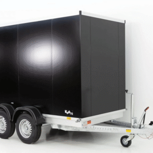 Reboque Furgão Vezeko VK Sandwich Black – 152 × 355 × 193 cm – 2,7 t – Portas