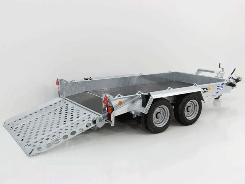 Reboque Porta-Máquinas Ifor Williams GH1054AB – 163 × 305 cm – 3,5 t – Rampa