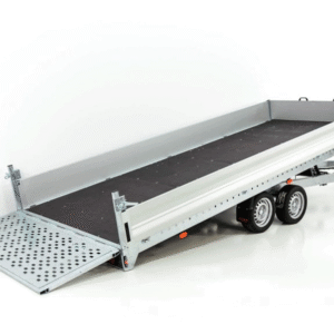 Reboque Plataforma Alta Vezeko J35.51 MAX – 247 × 515 cm – 3,5 t – Plataforma Basculante