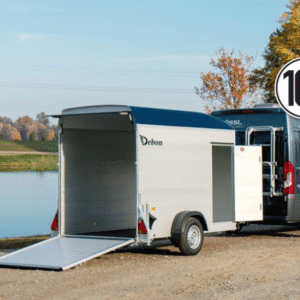 Reboque Furgão Debon Cargo – 148 × 295 × 190 cm – 1,3 t – Azul