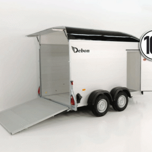 Reboque Furgão Debon Cargo – 163 × 300 × 200 cm – 2,6 t – Preto