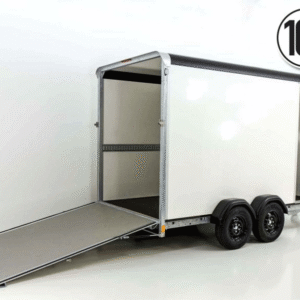 Reboque Furgão Henra Boxvan – 183 × 365 × 220 cm – 3,5 t – Rampa e Porta