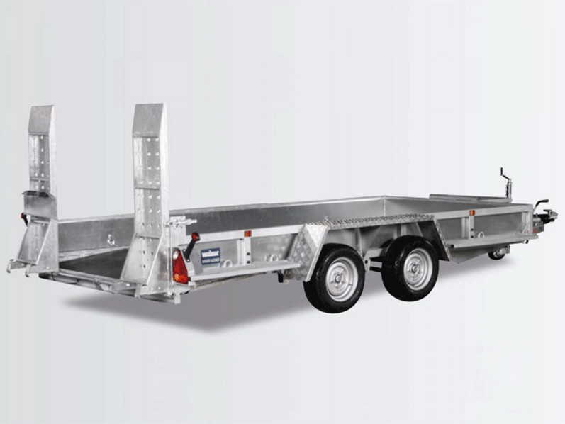 Reboque Porta-Máquinas Variant Maxi Load – 180 × 400 cm – 3,5 t – Rampas e Traseira Beavertail