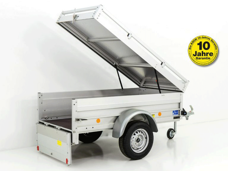 Koch Reboque com Tampa Altura 50cm 750kg – Typ U2 – Oferta