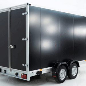 Reboque Furgão Vezeko VK Sandwich Black – 204 × 405 × 205 cm – 2,7 t – Portas