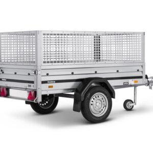 Reboque Brenderup 1205 com Extensões em Grelha – 203 × 116 cm – 500 kg