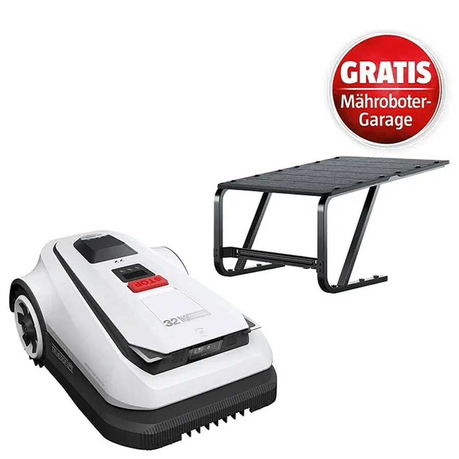Robô Corta-Relva ECOVACS GOAT A1600 RTK com Garagem – Até 1.600 m²