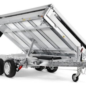 Reboque Basculante Trilateral Brenderup TT5325 – 2.700/3.500 kg – Bomba Elétrica