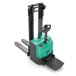 Empilhador Elétrico Mitsubishi de Alto Nível – Compacto