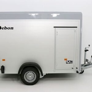 Reboque Furgão Debon Cargo – 148 × 295 × 190 cm – 1,3 t – Cinzento