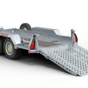 Reboque Porta-Máquinas Brian James – 280 × 130 cm – 3.500 kg – Tandem