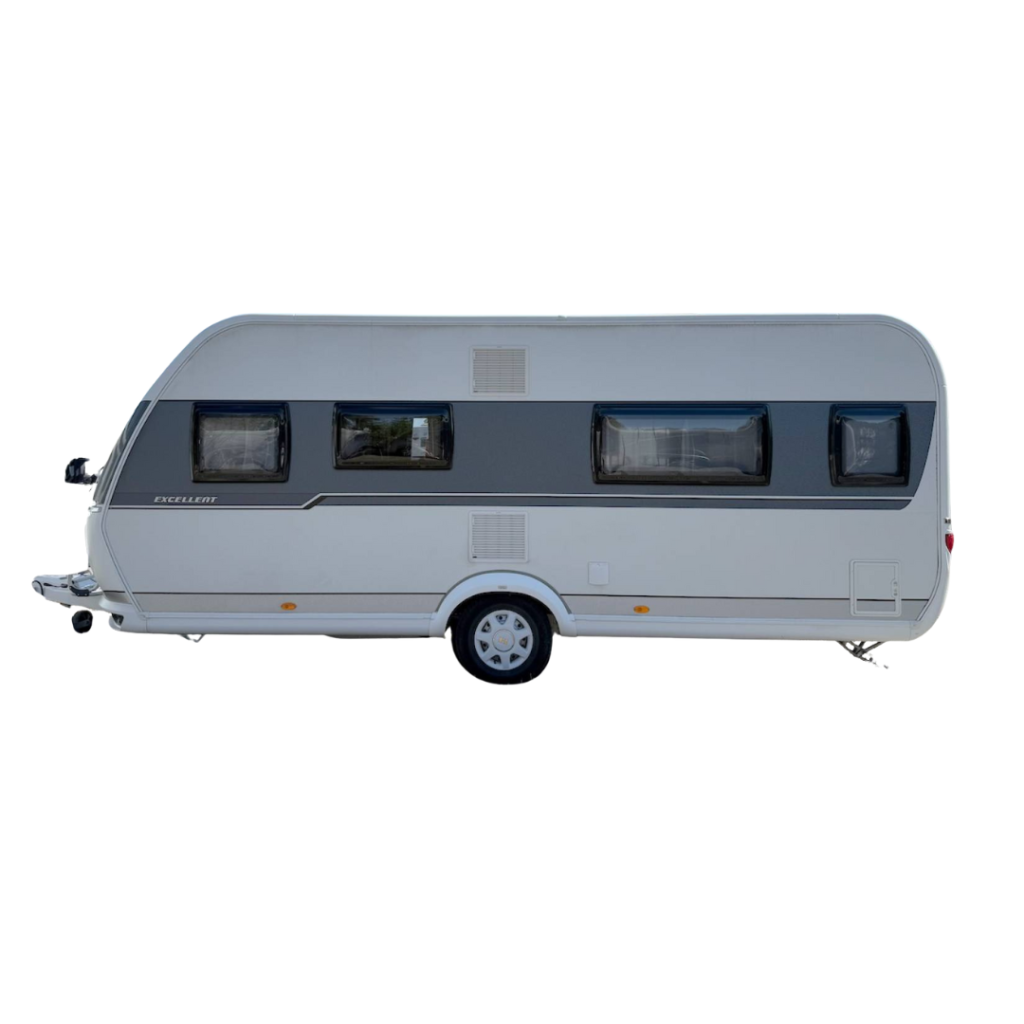 Caravana Hobby 540 WLU Excellent – Camas Individuais, 4 Lugares e Climatização