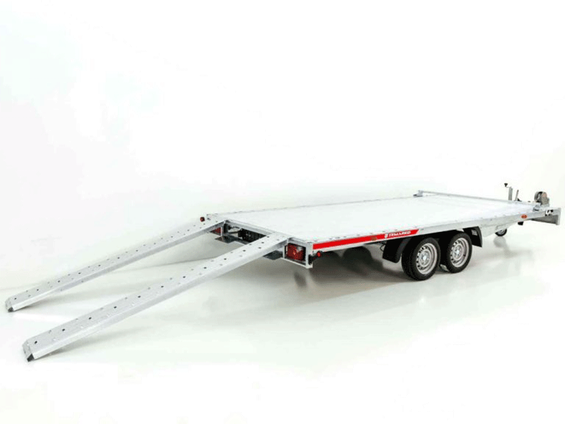 Reboque Porta-Automóveis Temared CARLU 5121-S – Piso em Alumínio – 210 × 510 cm – 3,5 t – Tridem