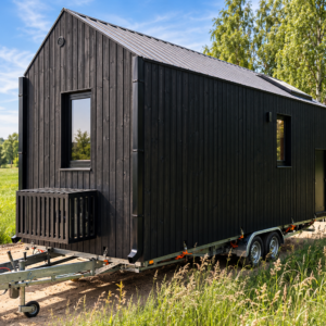 Tiny House PURA com Mezanino e Escada de Mão – 2 a 4 Pessoas