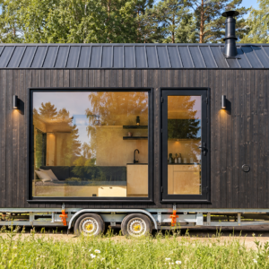 Tiny House PURA com Mezanino e Escada de Mão – 2 a 4 Pessoas