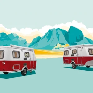 Caravana ERIBA Touring 542 – 3 Lugares para Dormir