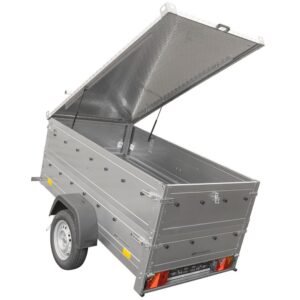 Reboque com Tampa Garden Trailer 200 KIPP – 200 × 106 cm – 750 kg