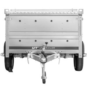 Reboque UNITRAILER Garden Trailer 230 KIPP – 230 × 125 cm – 750 kg – Tampa em Alumínio