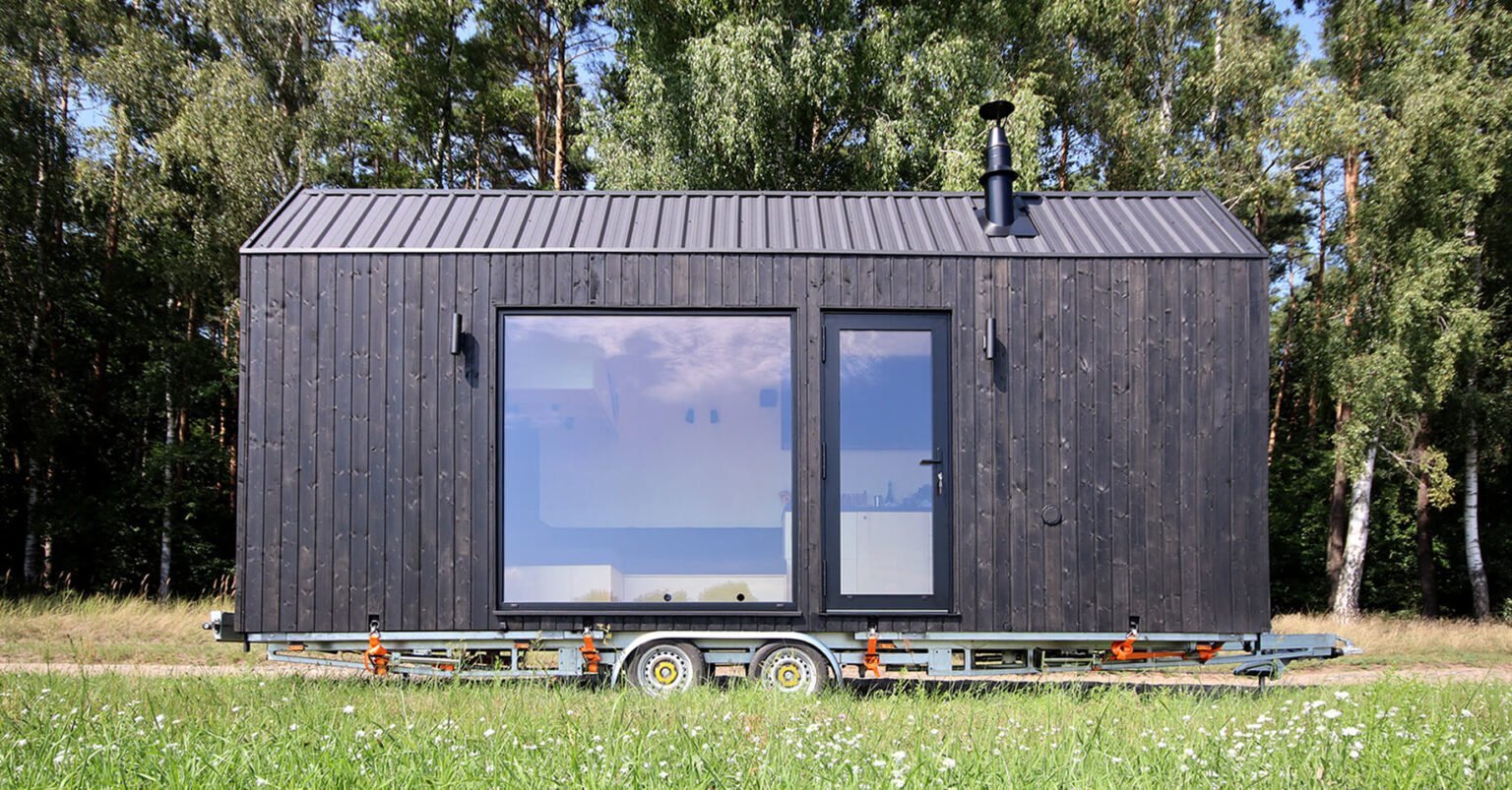 Tiny House PURA com Mezanino e Escada de Mão – 2 a 4 Pessoas